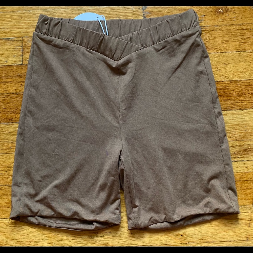 Brown princess Polly cross over biker short